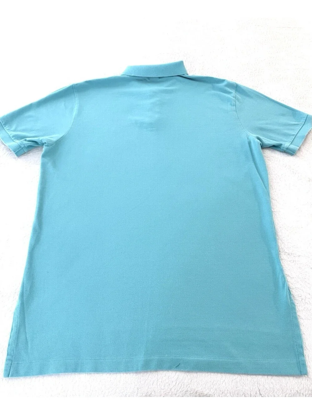 Polo Ralph Lauren Men’s XL Aqua Blue Mesh Polo Shirt Short Sleeve Pony Logo